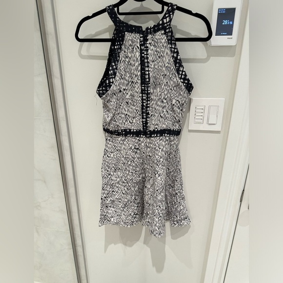 Parker dress, worn once, grey black and white - Picture 5 of 7